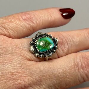 Sterling Silver Sonoran Gold Stone Ring